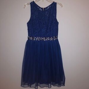 Junior’s Blue Party Dress